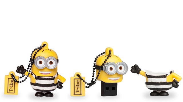 Tribe Phil, 16GB, USB 2.0 unidad flash USB USB tipo A Negro, Blanco, Amarillo, Tapa