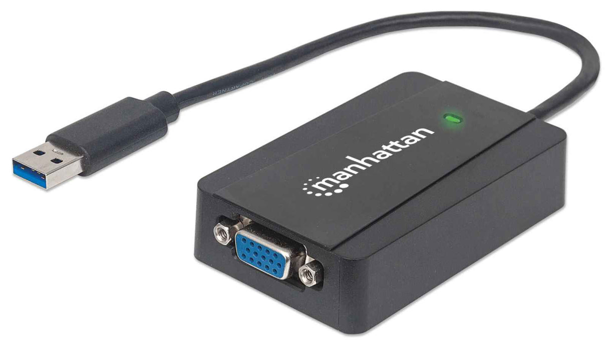 Manhattan 152303 adaptadores gráficos usb USB tipo A Macho Derecho 3.2 Gen 1 (3.1 Gen 1)