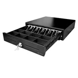 3nStar CD350 cajón de efectivo, Acero, Negro, 410 mm | Cajones de efectivo