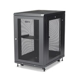 StarTech.com Armario Rack para Servidores 18U 19" 4 Columnas - Rack de Servidores con Cerradura y Seguro - Rack con
