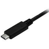StarTech.com Cable de Carga y Sincronización USB-A a USB-C de 1m - Cable USB de 5Gbps - Cable de Datos USB-A a USB Tipo C - M/M - Negro
