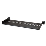 StarTech.com Bandeja Estante Ventilado de 1U para Armario Rack de Servidores - de 7 Pulgadas de Profundidad Rack Cajón metálico para rack Negro Acero 20 kg