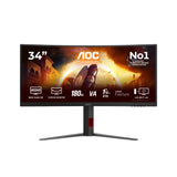 R-Go Tools CU34G4 Pantallas para PC 86,4 cm 3440 x 1440 Pixeles 48 - 180 Hz