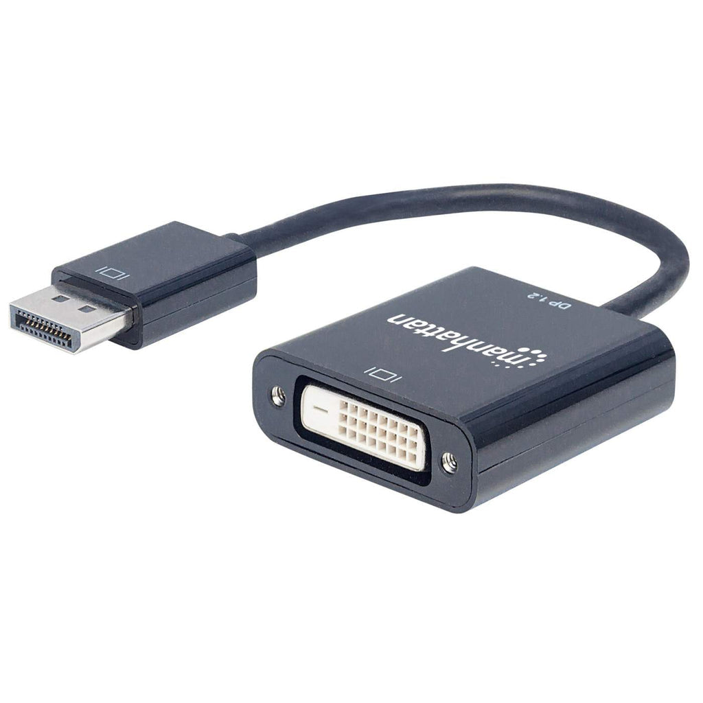 Manhattan Adaptador DisplayPort 1.2a a DVI-D Cable Derecho Derecho Oro 0,23 m