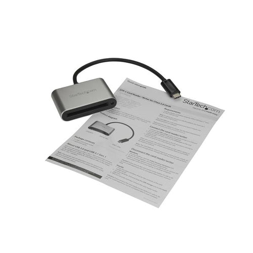 StarTech.com Lector Grabador USB 3.0 USB-C Tipo C de Tarjetas de Memoria Flash Cfast Alimentado por USB Lector de tarjet