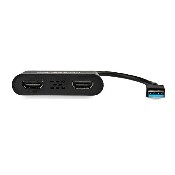 StarTech.com Adaptador USB 3.0 a HDMI Doble - 4K 30Hz adaptadores gráficos usb USB tipo A Macho 3.2 Gen 1 (3.1 Gen 1) Si