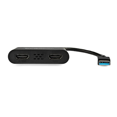 StarTech.com Adaptador USB 3.0 a HDMI Doble - 4K 30Hz adaptadores gráficos usb USB tipo A Macho 3.2 Gen 1 (3.1 Gen 1) Si