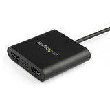 StarTech.com Adaptador USB 3.0 a HDMI Doble - 4K 30Hz adaptadores gráficos usb USB tipo A Macho 3.2 Gen 1 (3.1 Gen 1) Si
