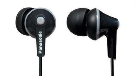 Panasonic RP-HJE125PP Auriculares Alámbrico Intra auditivo Música Negro, 10 - 24000 Hz