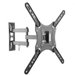 Ovaltech OVTV-M2355 soporte para TV 139.7 cm (55") Negro, Acrilonitrilo butadieno estireno (ABS)