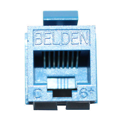 Belden AX104193 conector RJ-45 Azul