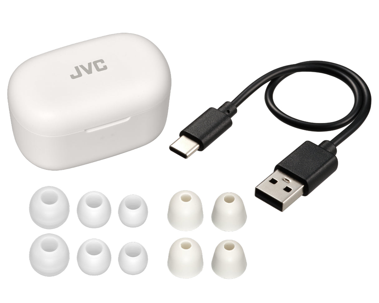 JVC HA-A25T Auriculares True Wireless Stereo (TWS) Intra auditivo Llamadas/Música Bluetooth Blanco