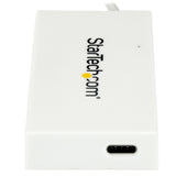 StarTech.com Hub USB-C con 1 Puerto USB-C y 3 Puertos USB-A (SuperSpeed de 5Gbps) - Alimentado por USB - Adaptador Hub L