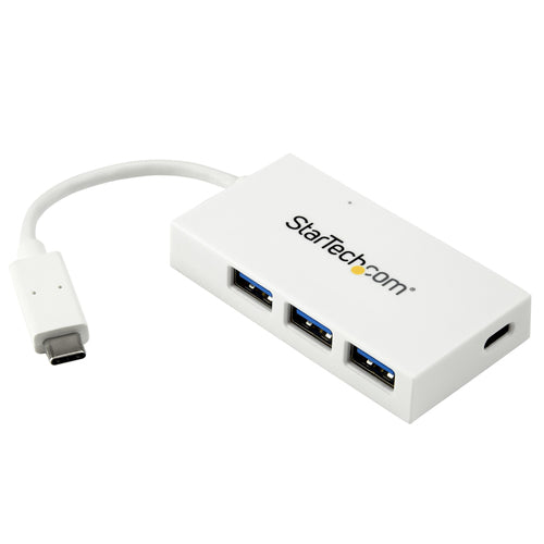 StarTech.com Hub USB-C con 1 Puerto USB-C y 3 Puertos USB-A (SuperSpeed de 5Gbps) - Alimentado por USB - Adaptador Hub L
