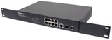 Intellinet Commutateur réseau (switch) Gigabit Ethernet PoE+ administrable via le Web 8 ports avec 2 ports SFP, IEEE 802