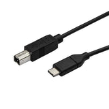 StarTech.com Cable de 3m USB-C a USB-B de Impresora - Cable Adaptador USB Tipo C a USB B Cables USB USB 2.0 USB C 3 m