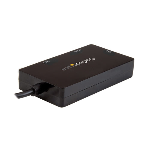 StarTech.com Adaptador USB-C de Vídeo Multipuertos - 3en1 - 4K 30Hz - Negro Adaptadores gráficos USB Si Si Negro