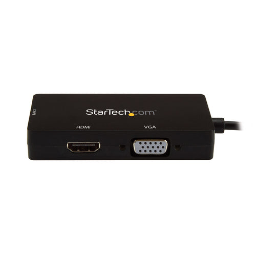 StarTech.com Adaptador USB-C de Vídeo Multipuertos - 3en1 - 4K 30Hz - Negro Adaptadores gráficos USB Si Si Negro