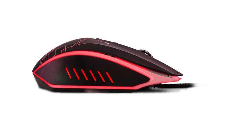 Vorago MO-501 ratón Juego mano derecha USB tipo A Óptico 3200 DPI