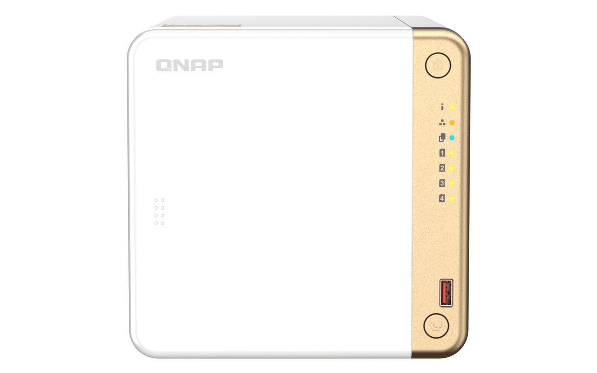 QNAP TS-462-4G Servidor 0 GB Serial ATA III 3.5,M.2,2.5 cm (3.5,M.2,2.5") 2