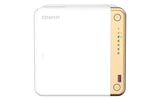 QNAP TS-462-4G Servidor 0 GB Serial ATA III 3.5,M.2,2.5 cm (3.5,M.2,2.5") 2