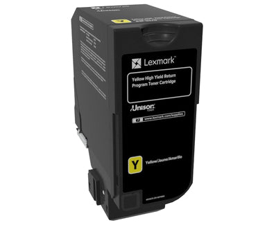 Lexmark 84C4HY0 cartucho de tóner 1 pieza(s) Original Amarillo, 16000 páginas