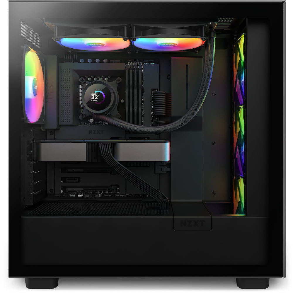 NZXT Kraken 280 RGB Procesador Refrigerador de líquidos todo en uno 14 cm Negro 1 pieza(s)