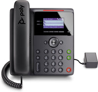 HP Poly Teléfono Poly Edge B10 IP con fuente de alimentación PRC LCD
