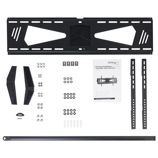 StarTech.com Soporte Fijo de Soporte de Montaje en Pared para TV de 37 a 70 Pulgadas - Antirrobo soportes para tv 40 kg 94 cm (37") 1 190,5 cm (75")