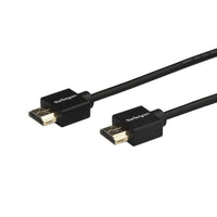 StarTech.com Cable HDMI 2.0 Delgado de Alta Velocidad con Ethernet 4K 60Hz de 2m - HDR10 - Conectores con Agarre Cable 2 m HDMI tipo A (Estándar) HDMI tipo A (Estándar) Macho
