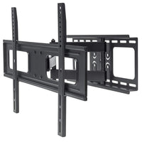 Manhattan Soporte de pared (Articulado) para TV/monitores, pantallas 37"–65", Compatibilidad VESA: de 200x200 a 600x400 mm (verifique las dimensiones de los cuatro orificios de montaje traseros), carga máxima 50 kg, negro Monitor negro