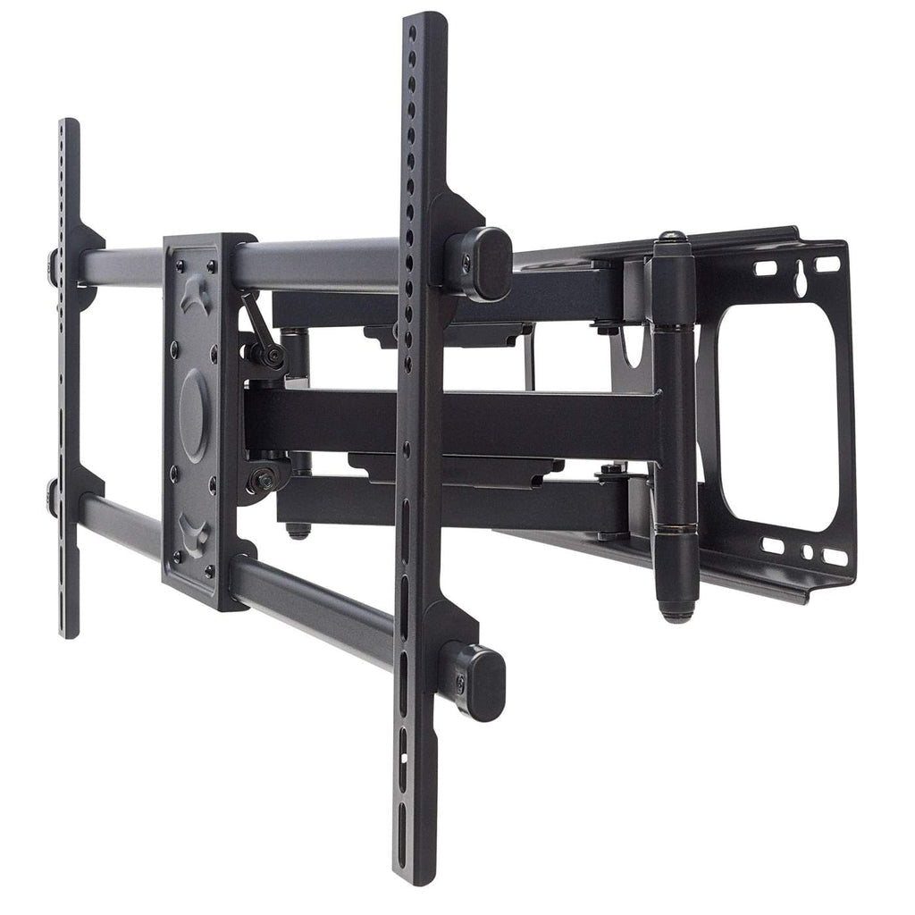 Manhattan Soporte de pared (Articulado) para TV/monitores, pantallas 37"–75", Compatibilidad VESA: de 200x200 a 800x400 mm (verifique las dimensiones de los cuatro orificios de montaje traseros), carga máxima 75 kg, negro Monitor negro