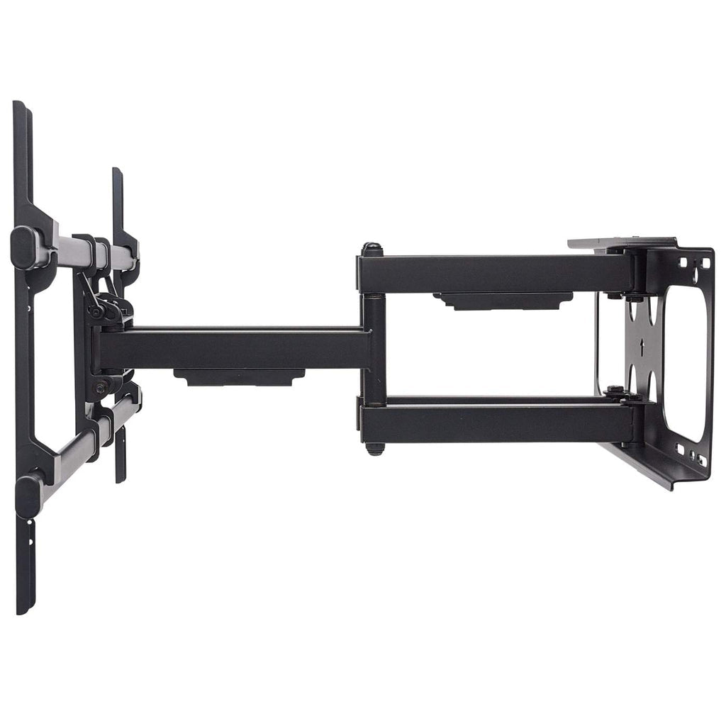 Manhattan Soporte de pared (Articulado) para TV/monitores, pantallas 37"–75", Compatibilidad VESA: de 200x200 a 800x400 mm (verifique las dimensiones de los cuatro orificios de montaje traseros), carga máxima 75 kg, negro Monitor negro