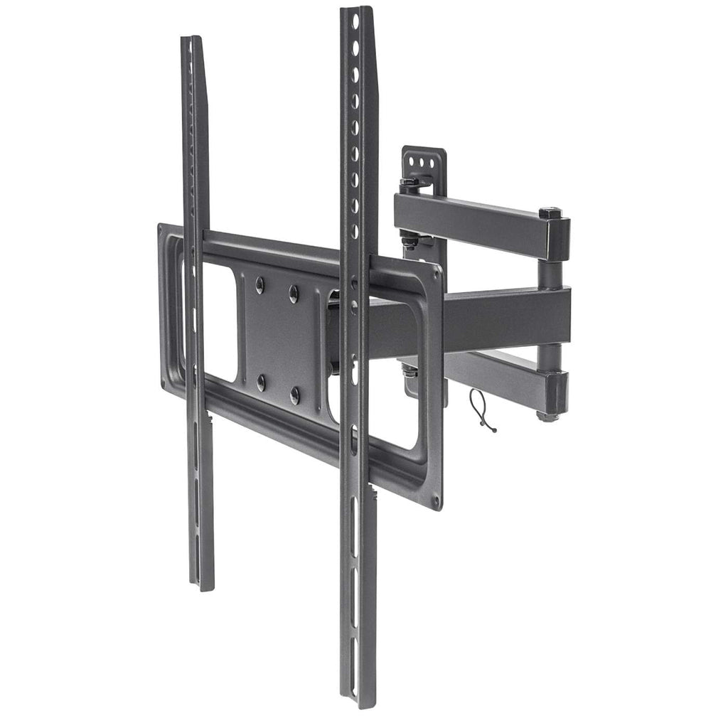 Manhattan Soporte para TV, de pared, movimiento articulado, pantallas curvas o planas de 32" a 55" de máximo 35 kg Monitor Negro