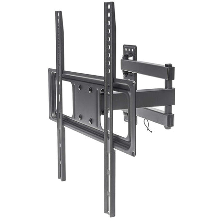 Manhattan Soporte para TV, de pared, movimiento articulado, pantallas curvas o planas de 32" a 55" de máximo 35 kg Monitor Negro