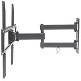 Manhattan Soporte para TV, de pared, movimiento articulado, pantallas curvas o planas de 32" a 55" de máximo 35 kg Monitor Negro