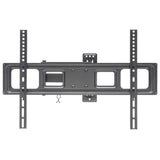 Manhattan Soporte para TV, de pared, movimiento articulado, pantallas curvas o planas de 37" a 70" de máximo 35 kg Monitor Negro