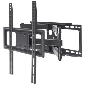 Manhattan Soporte Universal de Pared para TV, con Movimiento Completo, Básico Monitor Negro