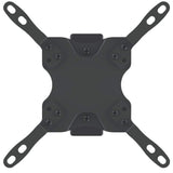 Manhattan Soporte de pared para TV/monitores (Inclinación y Giro 2 pivotes), pantallas 13"–42", Compatibilidad VESA: de 75x75 a 200x200 mm (verifique las dimensiones de los cuatro orificios de montaje traseros), carga máxima 20 kg Monitor Negro