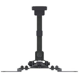 Manhattan Soporte de pared para TV/monitores (Inclinación y Giro 2 pivotes), pantallas 13"–42", Compatibilidad VESA: de 75x75 a 200x200 mm (verifique las dimensiones de los cuatro orificios de montaje traseros), carga máxima 20 kg Monitor Negro