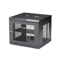 StarTech.com Armario Rack de Pared para Servidores 9U 19"4 Columnas y Estante 1U - Rack de Servidores de Montaje en
