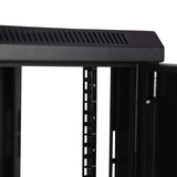 StarTech.com Armario Rack de Pared para Servidores 6U 19" 2 Columnas y Estante 1U - Rack de Servidores de Montaje en Pared - Rack Ventilado para Equipo de Red Rack 6U Bastidor de pared 90 kg Negro