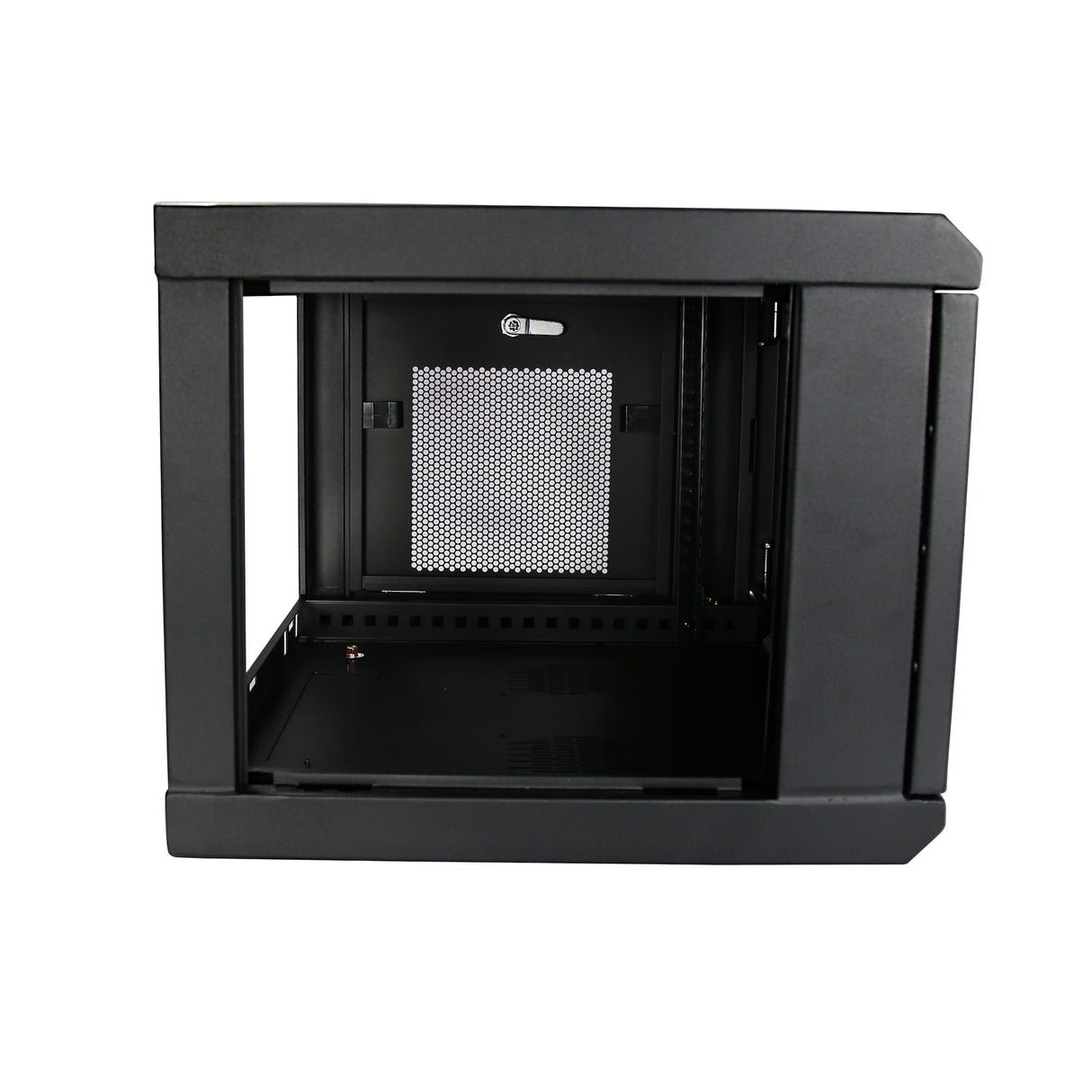 StarTech.com Armario Rack de Pared para Servidores 6U 19" 2 Columnas y Estante 1U - Rack de Servidores de Montaje en Pared - Rack Ventilado para Equipo de Red Rack 6U Bastidor de pared 90 kg Negro