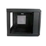 StarTech.com Armario Rack de Pared para Servidores 6U 19" 2 Columnas y Estante 1U - Rack de Servidores de Montaje en Pared - Rack Ventilado para Equipo de Red Rack 6U Bastidor de pared 90 kg Negro