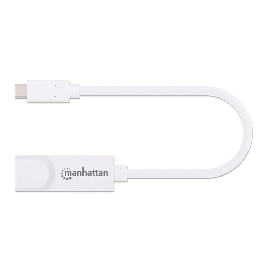 Manhattan Adaptador de USB Tipo C a Red Gigabit tarjetas de red Alámbrico USB Tipo C Ethernet 1