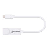 Manhattan Adaptador de USB Tipo C a Red Gigabit tarjetas de red Alámbrico USB Tipo C Ethernet 1