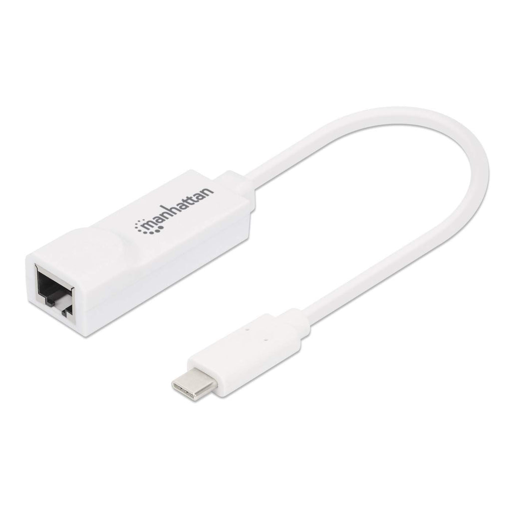 Manhattan Adaptador de USB Tipo C a Red Gigabit tarjetas de red Alámbrico USB Tipo C Ethernet 1