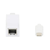 Manhattan Adaptador de USB Tipo C a Red Gigabit tarjetas de red Alámbrico USB Tipo C Ethernet 1