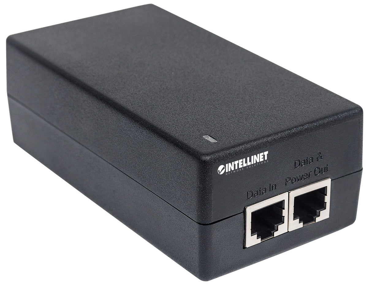 Intellinet Injecteur Ultra PoE+ Gigabit, 1 port 60 W, conforme IEEE 802.3bt et 802.3at/af, boîtier plastique, Alimentati