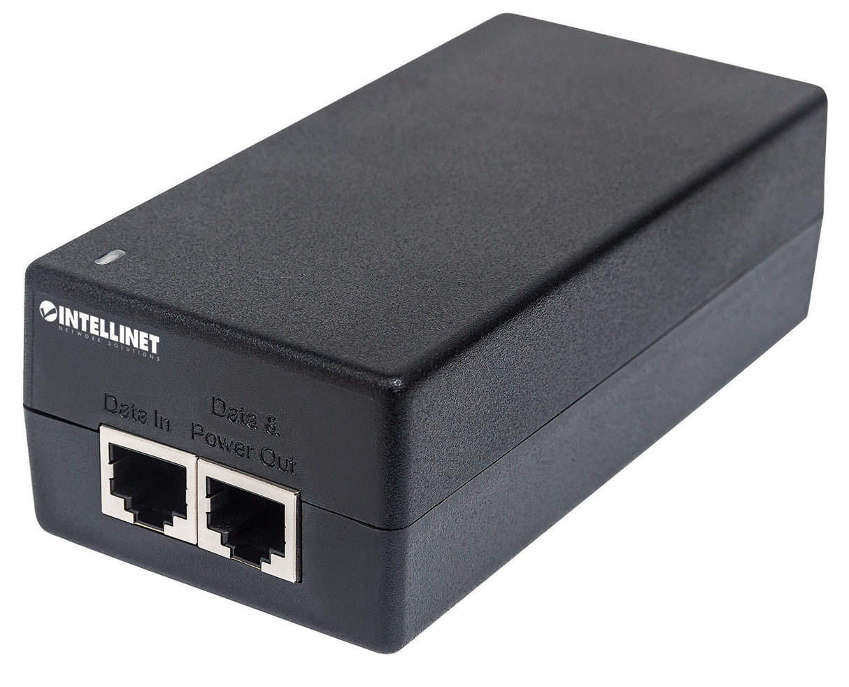 Intellinet Injecteur Ultra PoE+ Gigabit, 1 port 60 W, conforme IEEE 802.3bt et 802.3at/af, boîtier plastique, Alimentati
